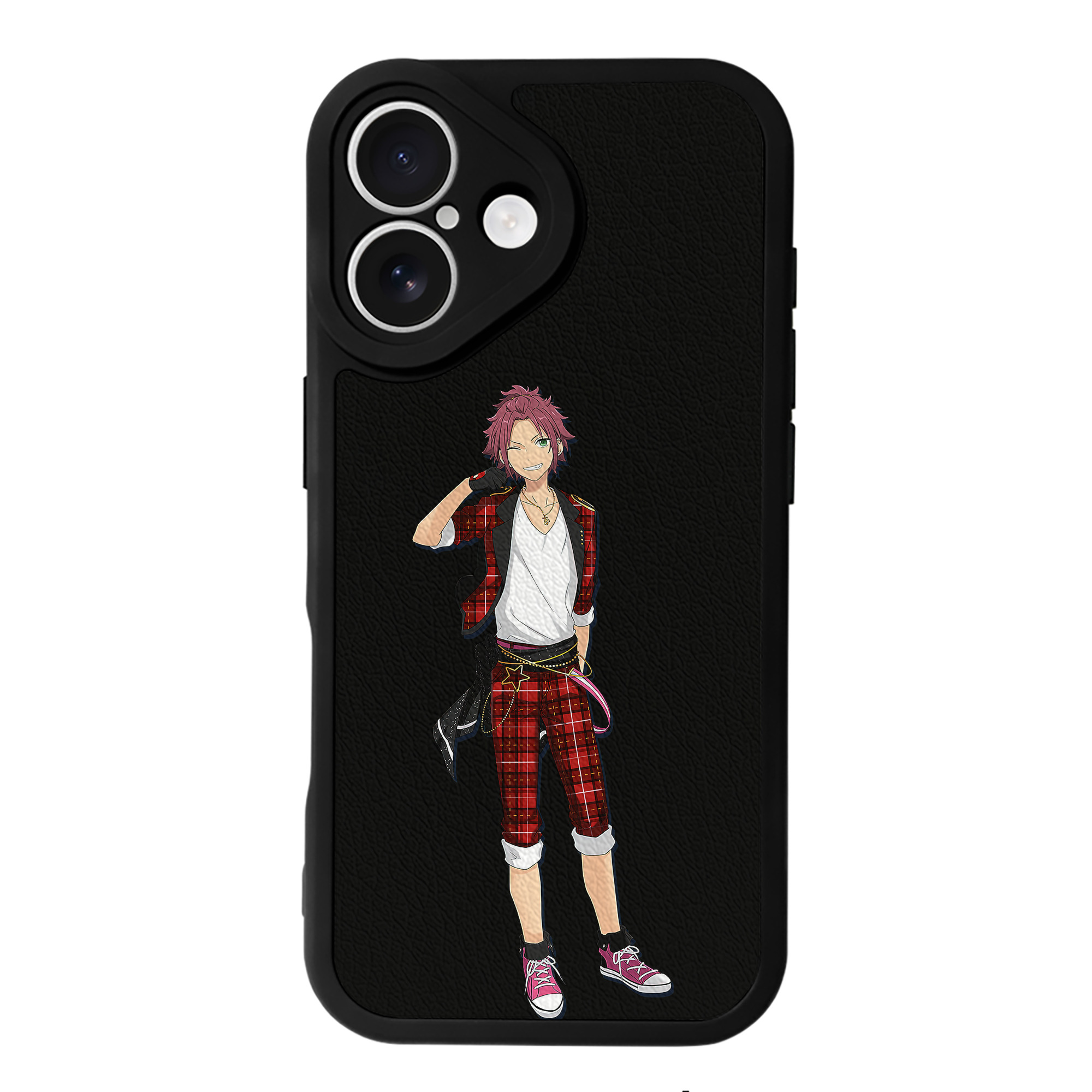 （画像用） あんさんぶるスターズ! Ensemble Stars 【iPhone 16シリーズ対応】シリコンスマホケース（レザー調） 材質：シリコン